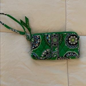 NWOT! Vera Bradley Cupcake Green Wristlet